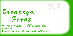 dorottya pirot business card